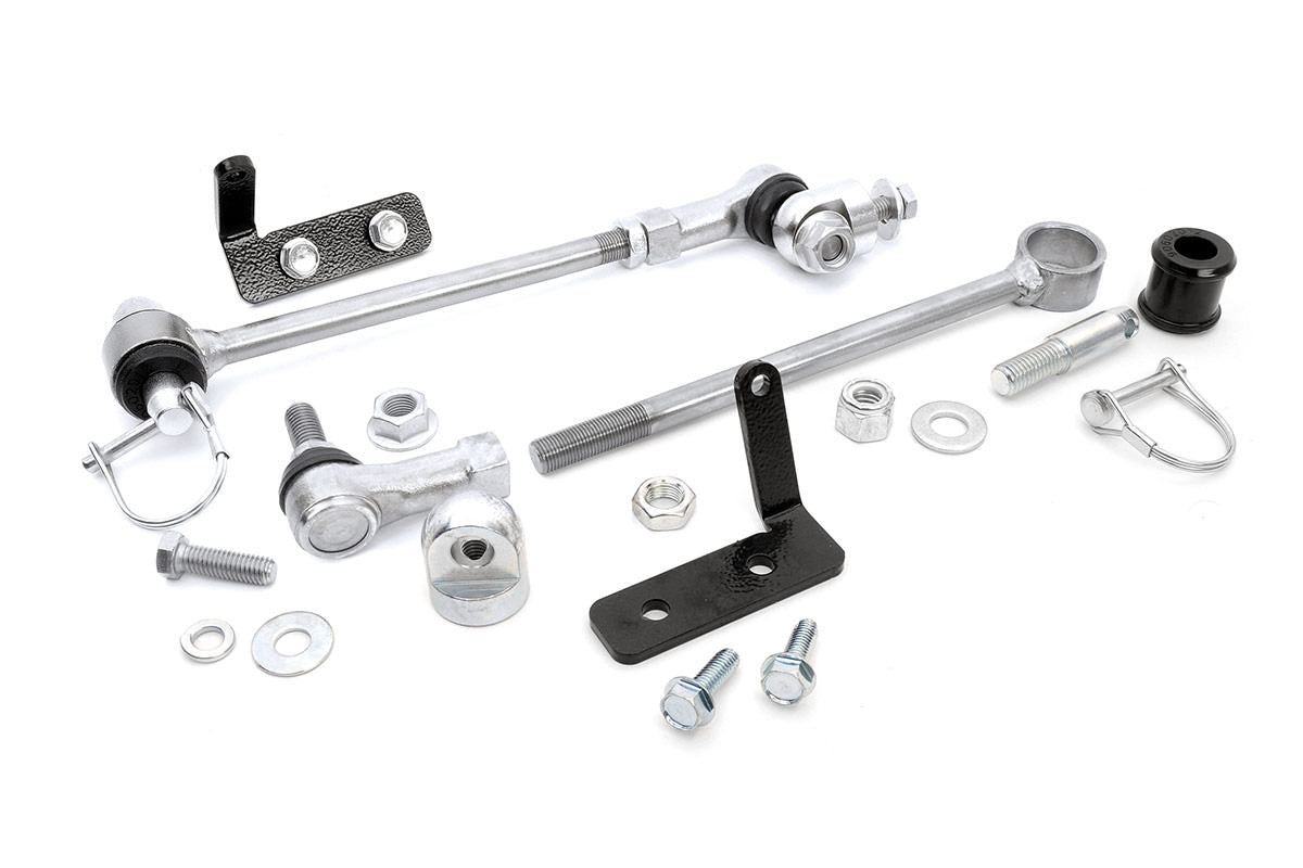Quick Disco Sway Links 3.5-6.5 Inch Lift Jeep Cherokee XJ (84-01)/Comanche MJ (86-92) Rough Country