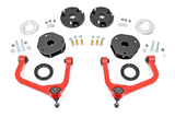 3.5 Inch Lift Kit Red Chevy/GMC SUV 1500 4WD (2021-2026) Rough Country