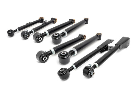 X-Flex Control Arms Complete Set Jeep Wrangler TJ (97-06)/Wrangler Unlimited (04-06) Rough Country
