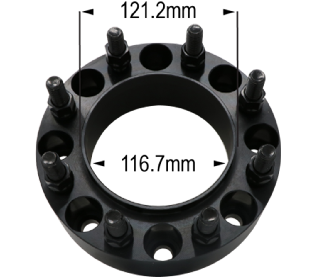 8 x 6.5" to 8 x 6.5" - Hub and Wheel Centric Billet Adapter (Chevy/GMC) Far From Stock - CWA
