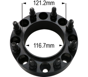 8 x 6.5" to 8 x 6.5" - Hub and Wheel Centric Billet Adapter (Chevy/GMC) Far From Stock - CWA