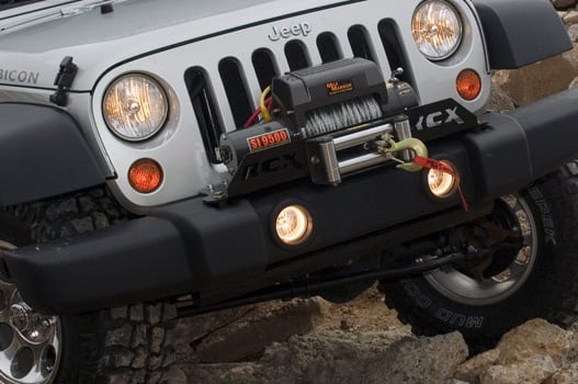 Winch Mounting Plate Factory Bmpr Jeep Wrangler JK/Wrangler Unlimited (07-18) Rough Country