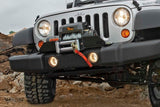 Winch Mount Plate Factory Bmpr D-Rings Jeep Wrangler JK/Wrangler Unlimited (07-18) Rough Country