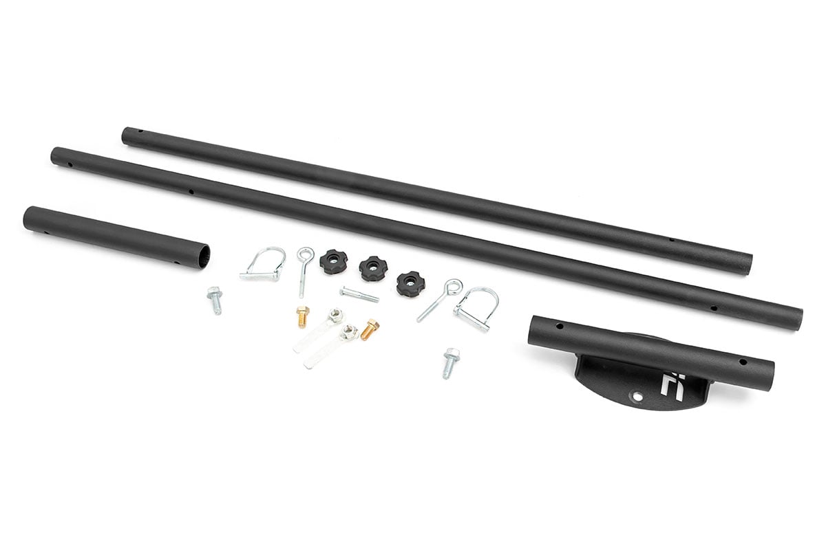Flag Pole Holder Bed Rail w/ Flag Rough Country