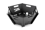 Overland Collapsible Fire Pit w/Carry Bag Rough Country