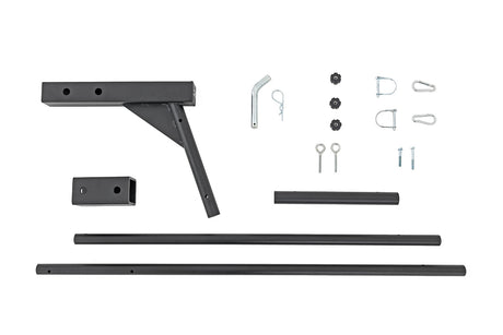 Flag Pole Holder Single 2 & 2.5 Inch Inch Hitch w/ Flag Pole Rough Country