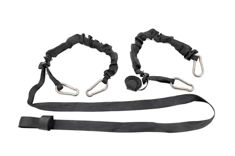 Elastic Straps Carabiner Ends 1 Inch X 6 Foot Pair Rough Country