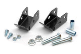 Shock Relocation Brackets Rear Jeep Wrangler TJ (97-06)/Wrangler Unlimited (04-06) Rough Country