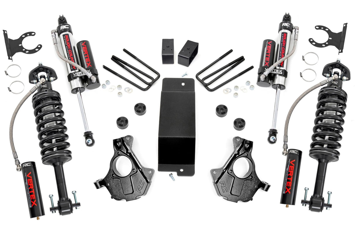 3.5 Inch Lift Kit Cast Steel LCA Vertex Silverado/Sierra 1500 (07-13) Rough Country