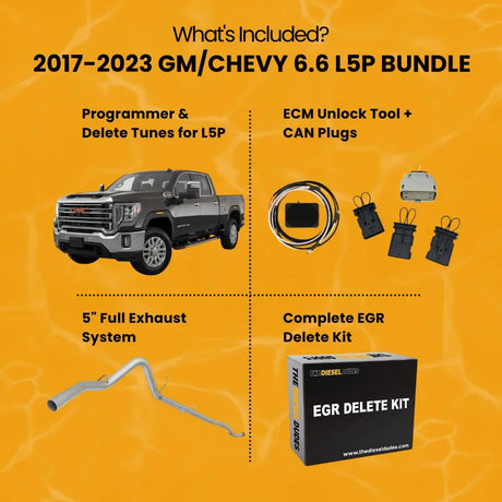 GM/Chevy Duramax 6.6 L5P Full Delete Bundle | 2017-2023 thedieseldudes