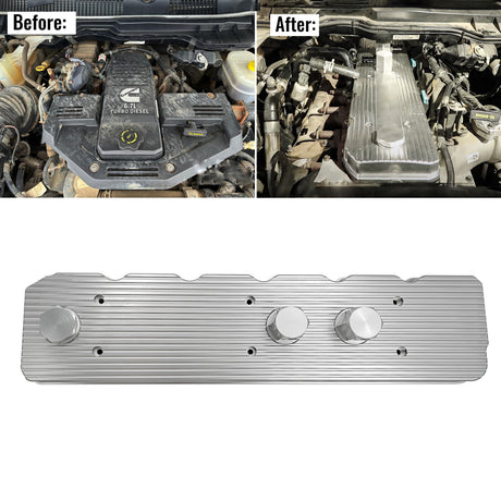 TruckTok 2006-2024 5.9L/6.7L Dodge Ram  Cummins Billet Valve Cover TruckTok