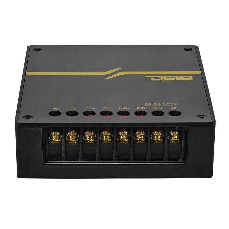 DXQ 6.5" 3-Way Component Speaker Set with Neodymium Magnet and Yellow Straw + Composite Foam Cone | | 180W RMS 4-Ohm