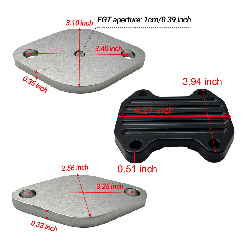 TruckTok 2013-2018 6.7L Ram Cummins 4" DPF & EGR Cooler Throttle Valve Delete Kit