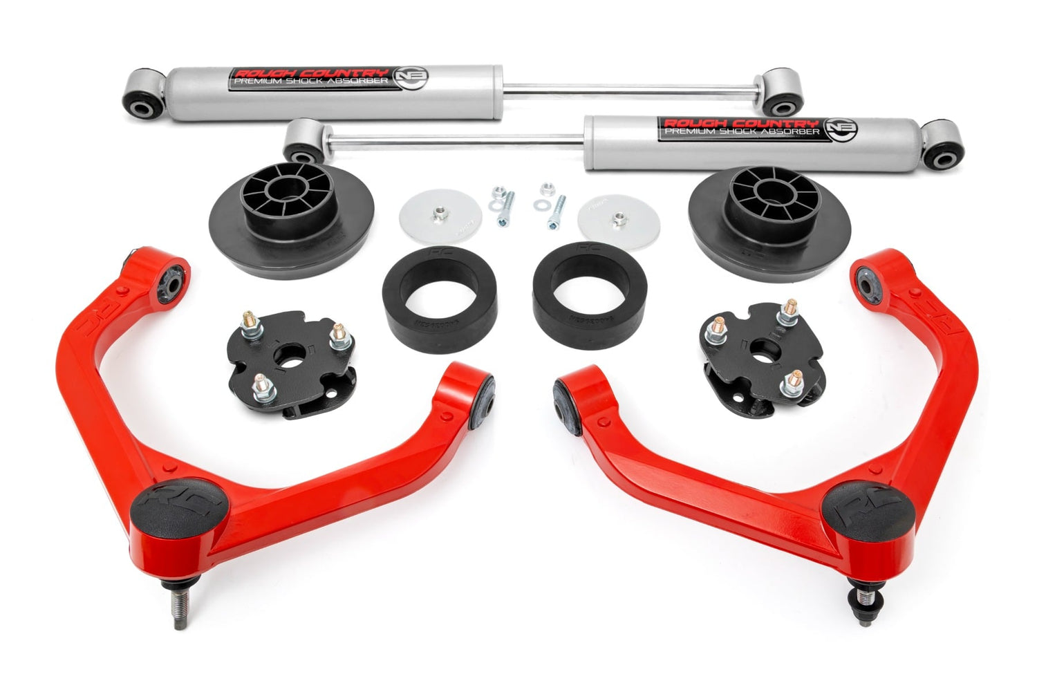 Rough Country 3 Inch Lift Kit Ram 1500 4WD 2012-2018 & Classic 31200-config