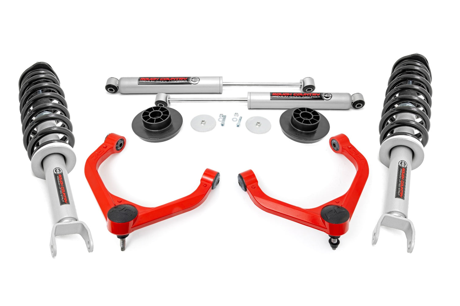 Rough Country 3 Inch Lift Kit Ram 1500 4WD 2012-2018 & Classic 31200-config