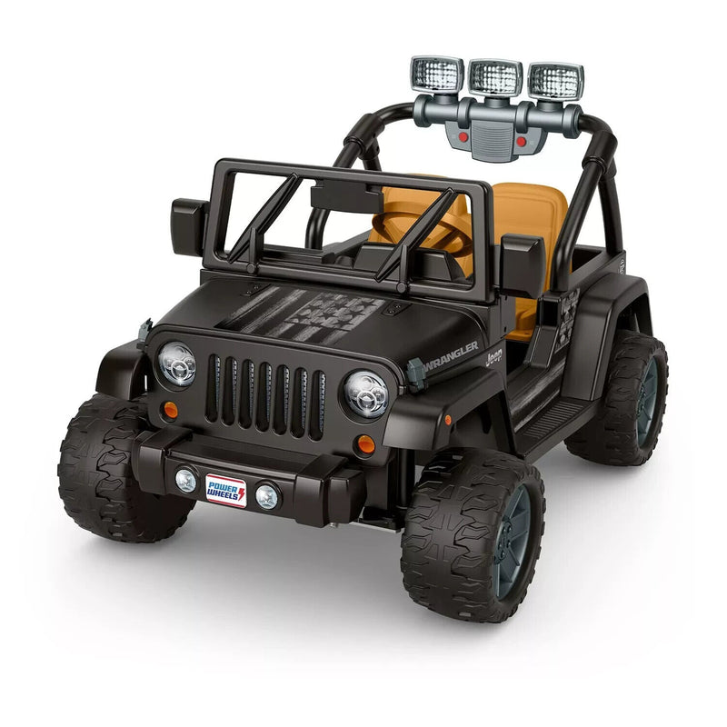 12-Volt Ride-On Jeep Wrangler with 2 Speed Options: Reaching Up to 5 mph