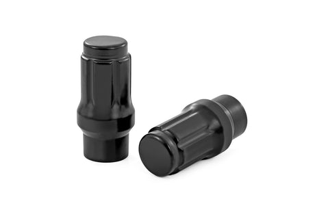 M12 x 1.5 Lug Nut Set of 24 Black Closed End Extended Thread Rough Country