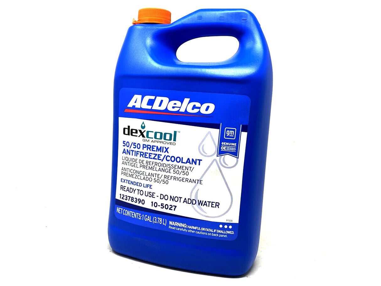 (No longer offering) 12378390 ACDelco OE Dex-Cool 50/50 Premix Engine Coolant, Antifreeze, 2001-2025 GM 6.6L LB7 LLY LBZ LMM LML L5P AC Delco
