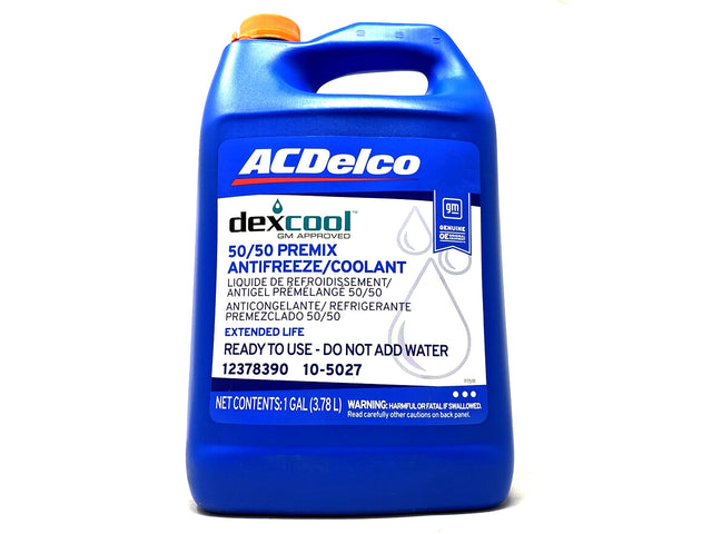 (No longer offering) 12378390 ACDelco OE Dex-Cool 50/50 Premix Engine Coolant, Antifreeze, 2001-2025 GM 6.6L LB7 LLY LBZ LMM LML L5P AC Delco