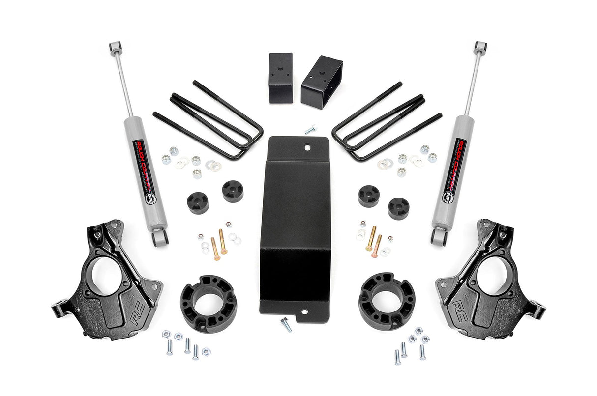3.5 Inch Lift Kit Cast Steel LCA Silverado/Sierra 1500 (14-18 & Classic) Rough Country