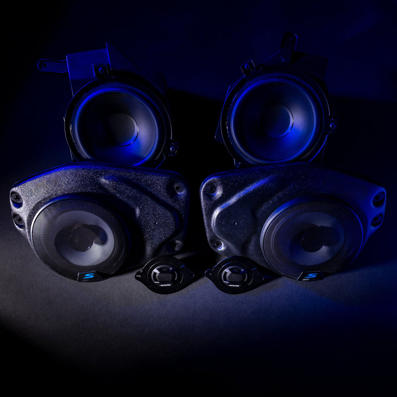 Alpine Plug & Play Full Speaker S65 Upgrade Bundle   | '18-'23 JL Wrangler/ '20-'23 JT Gladiator