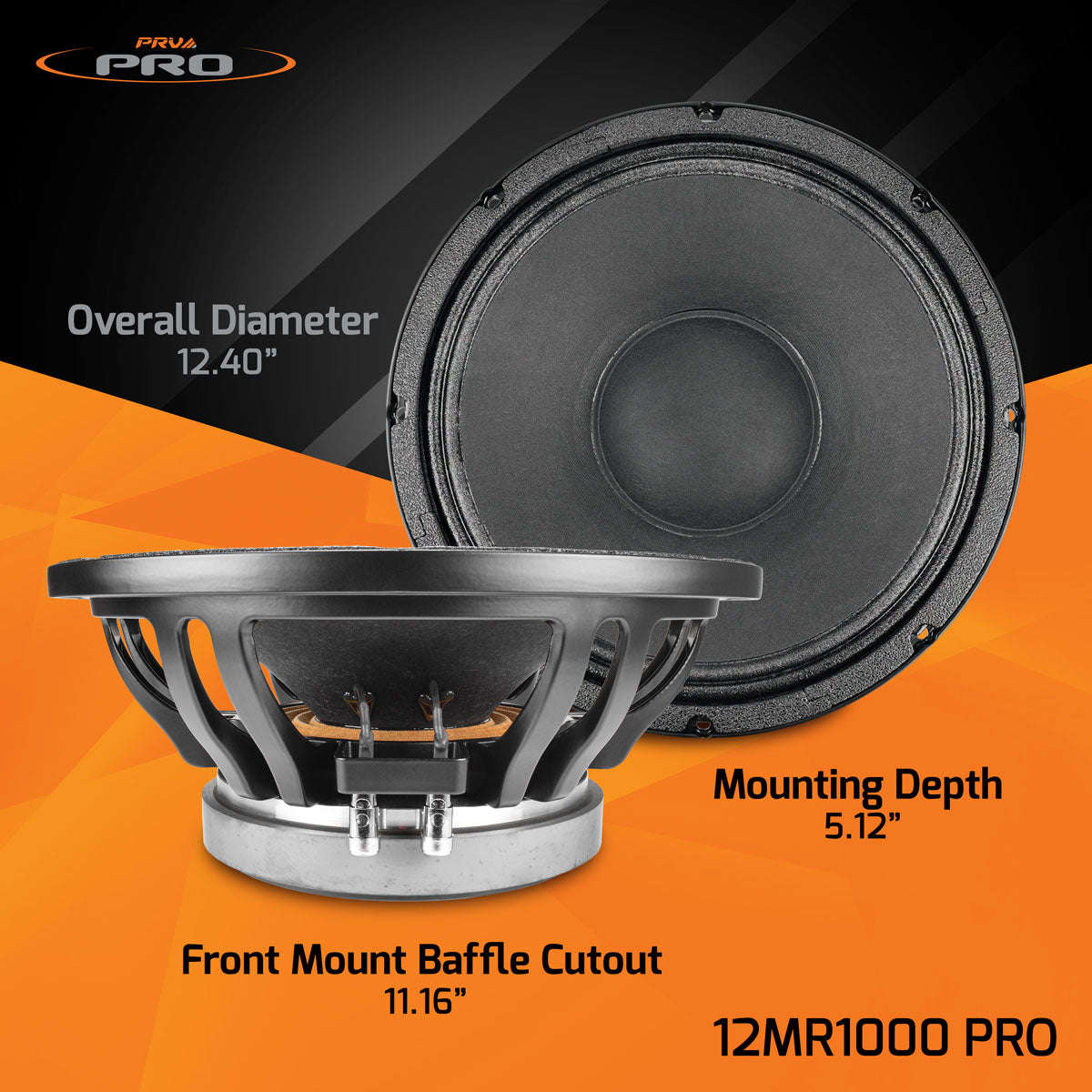 PRV 12MR1000 PRO Midrange PRV Audio
