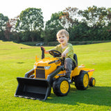 12V Magic Cars Excavator 1 Seater Ride-on