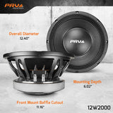 PRV 12W2000 Woofer PRV Audio
