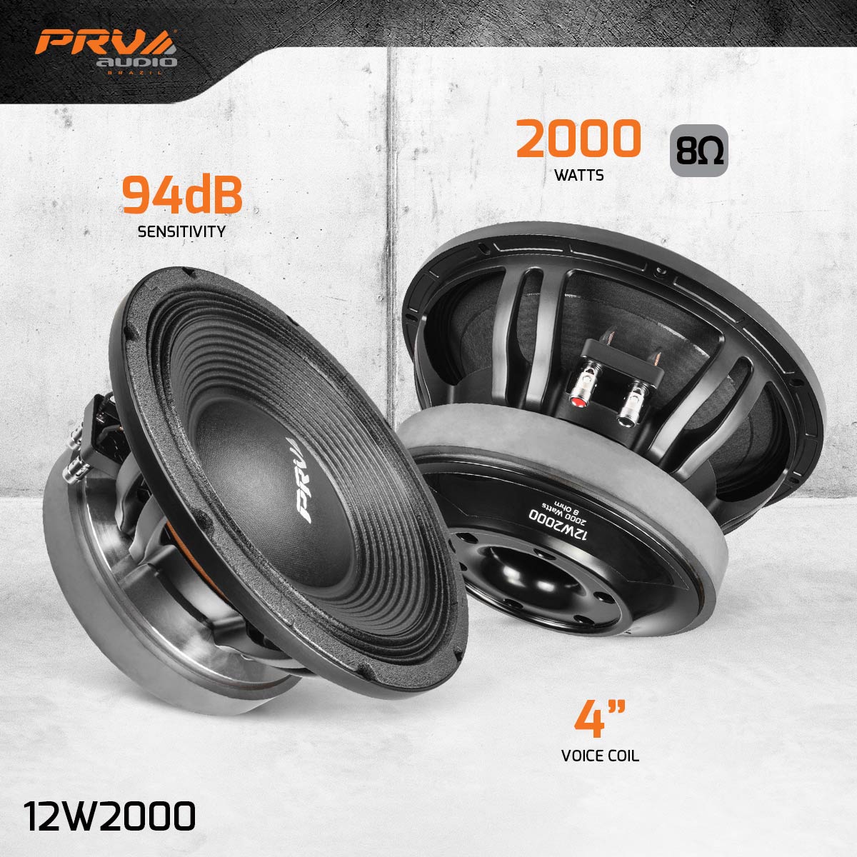 PRV 12W2000 Woofer PRV Audio