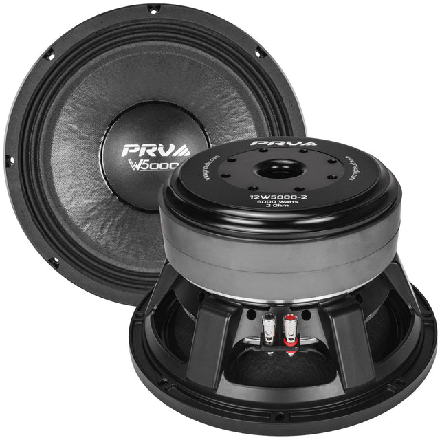 PRV Audio 12W5000-2 12-inch Pro Audio Woofer 2 Ohm