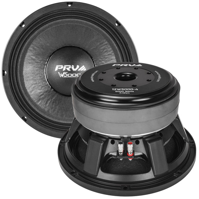 PRV Audio 12W5000-4 12-inch Pro Audio Woofer 4 Ohm