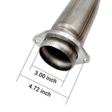 Trucktok 2003-2007 6.0L Ford Powerstroke 3.5" Cat & Muffler Delete Pipe TruckTok