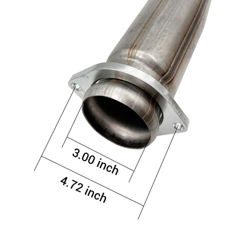 Trucktok 2003-2007 6.0L Ford Powerstroke 3.5" Cat & Muffler Delete Pipe TruckTok