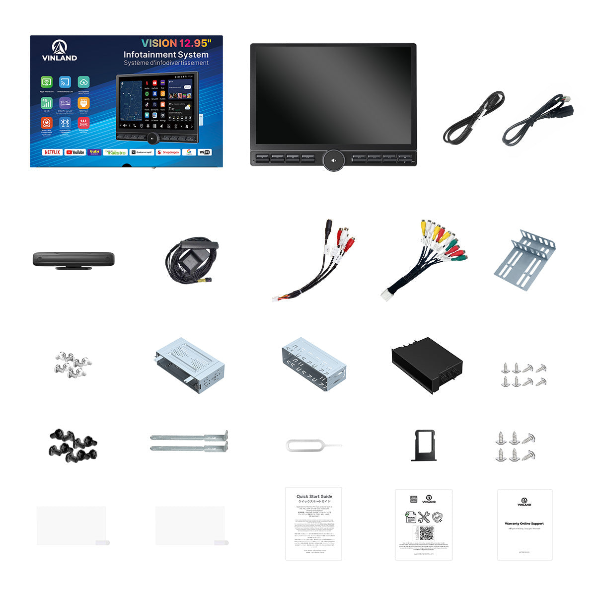 VISION 13” Single DIN Android Car Universal Radio