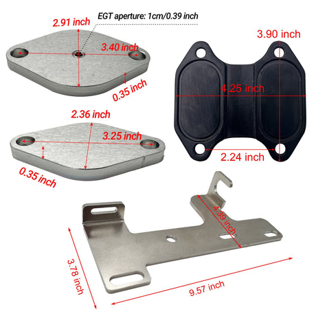 2010-2012 6.7L Ram Cummins 4" DPF/DEF/EGR/CCV Delete All-in-One Kit TruckTok