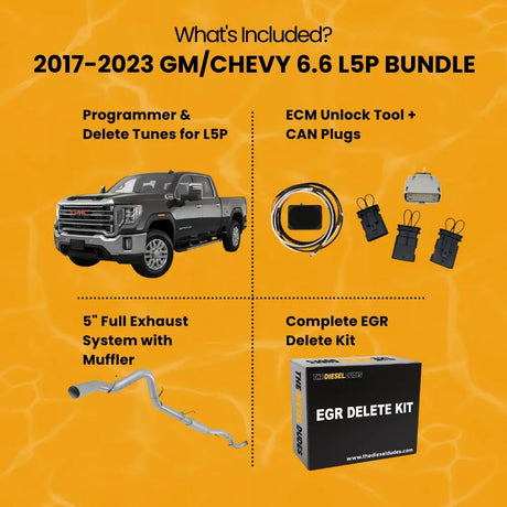 GM/Chevy Duramax 6.6 L5P Full Delete Bundle | 2017-2023 thedieseldudes