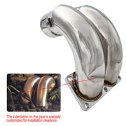 TruckTok 2007-2018 6.7L Dodge RAM 2500 3500 Cummins Diesel 3.5inch High Flow Intake Manifold Elbow Tube Horn TruckTok