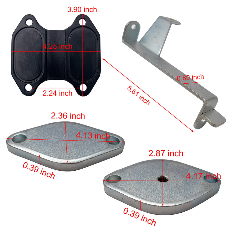 TruckTok 2007.5-2009 6.7L RAM Cummins 4" DPF Delete Race Pipe & EGR Delete kit