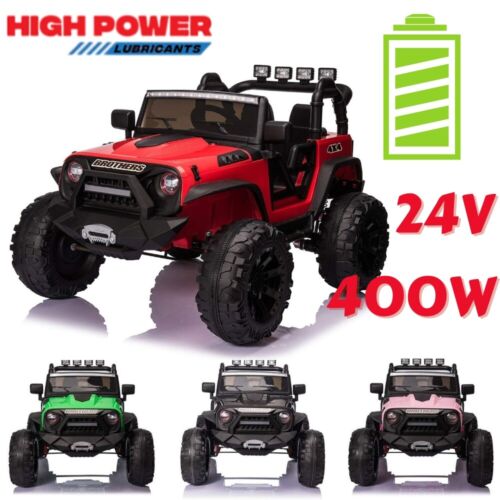 12V/24V Battery-Powered Jeep Music Ride-On Car for Kids - Fashionable and Fun!