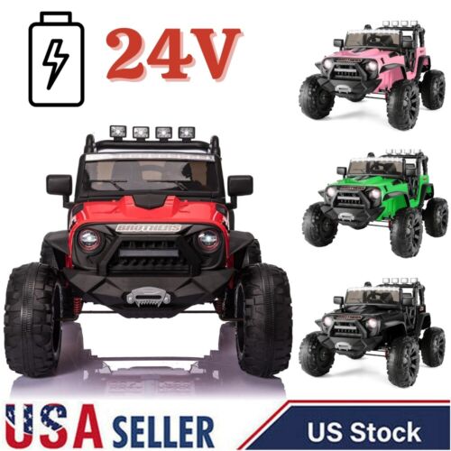 12V/24V Battery-Powered Jeep Music Car for Fashionable Electric Kids