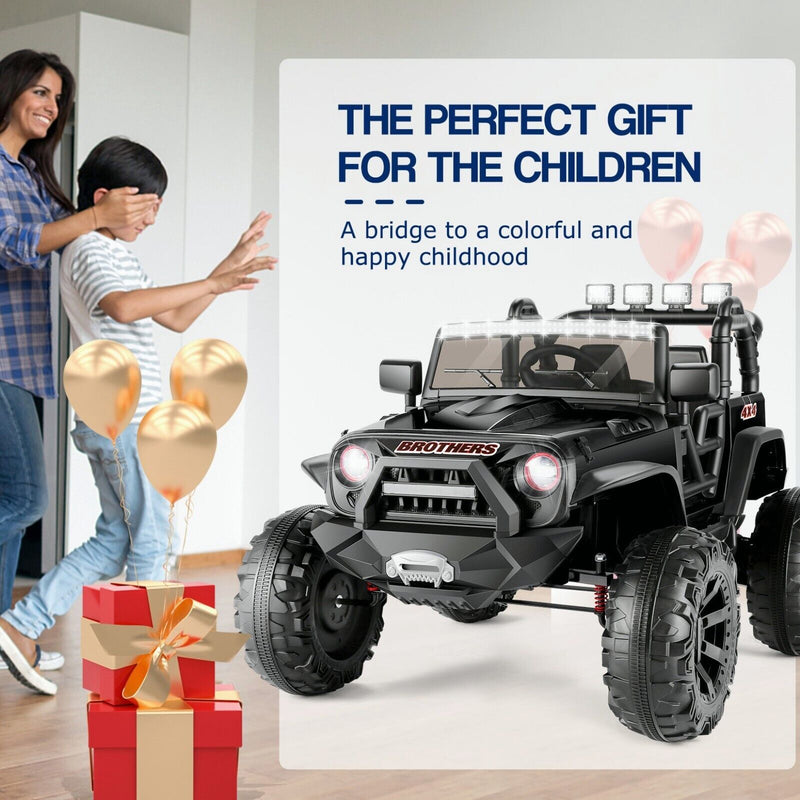 Electric 4 Wheeler ATV Car Jeep Truck for Kids - 12V/24V Battery Powered Ride-On Toy