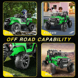 Electric 4 Wheeler ATV Car Jeep Truck for Kids - 12V/24V Battery Powered Ride-On Toy