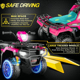 Electric Ride-On ATV Jeep Truck for Kids with LED Lights and Music