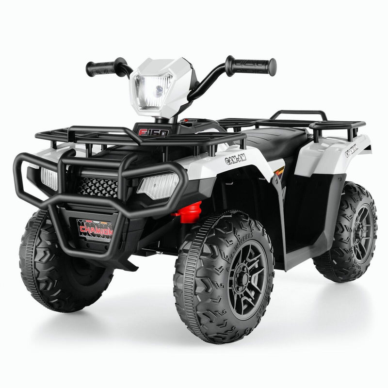 Electric Ride-On ATV Jeep Truck for Kids with LED Lights and Music