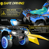 Electric Ride-On ATV Jeep Truck for Kids with LED Lights and Music