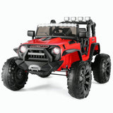Electric Ride-On ATV Jeep Truck for Kids with LED Lights and Music