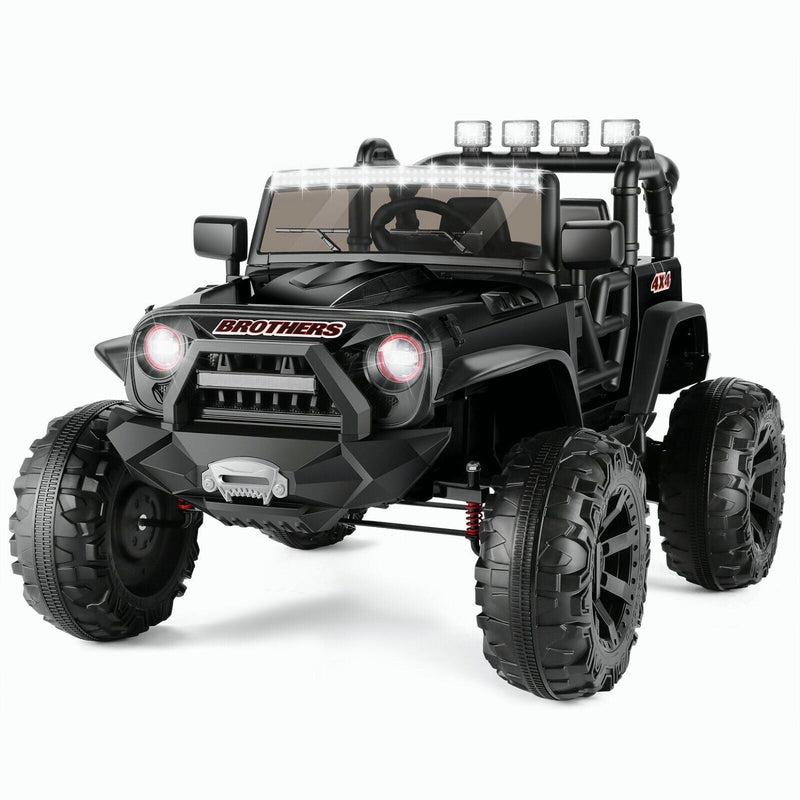 Electric Ride-On ATV Jeep Truck for Kids with MP3 Player - 12V/24V 4-Wheeler Car Toy for Toddlers