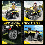 Electric Ride-On ATV Jeep Truck for Kids with MP3 Player - 12V/24V 4-Wheeler Car Toy for Toddlers