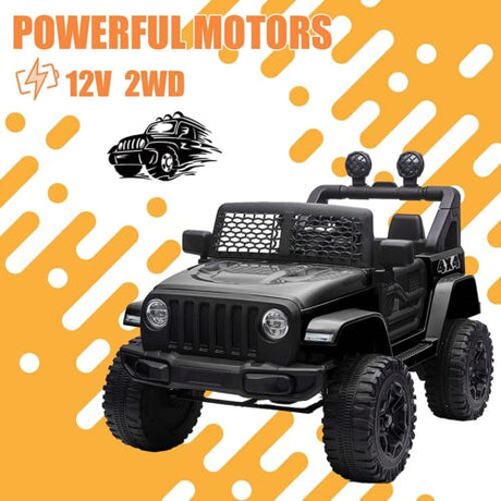 12V/24V Electric Jeep Truck ATV Ride-On Toy with Parental Remote Control for Kids