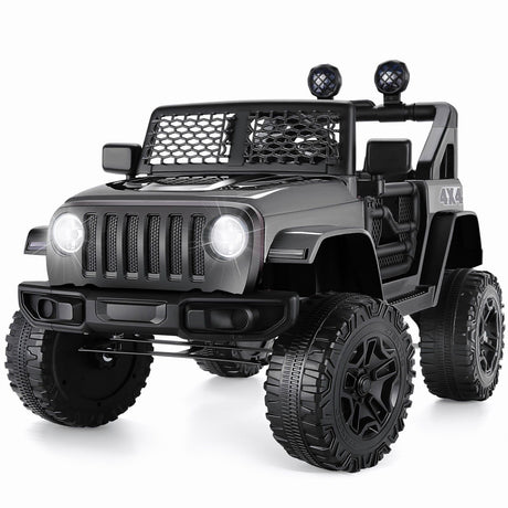 12V/24V Electric Ride On Jeep Toy Car with USB, Bluetooth, and Remote Control for Kids
